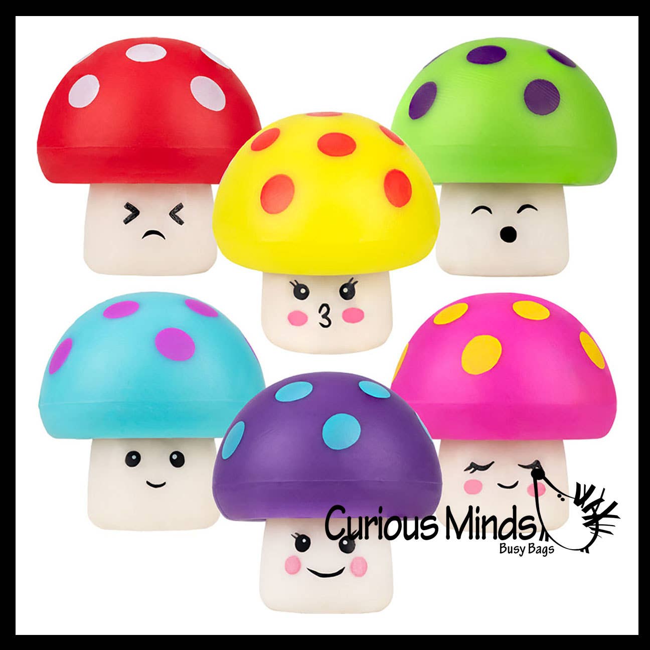Mushroom Toppers - Cute School Supply Gift