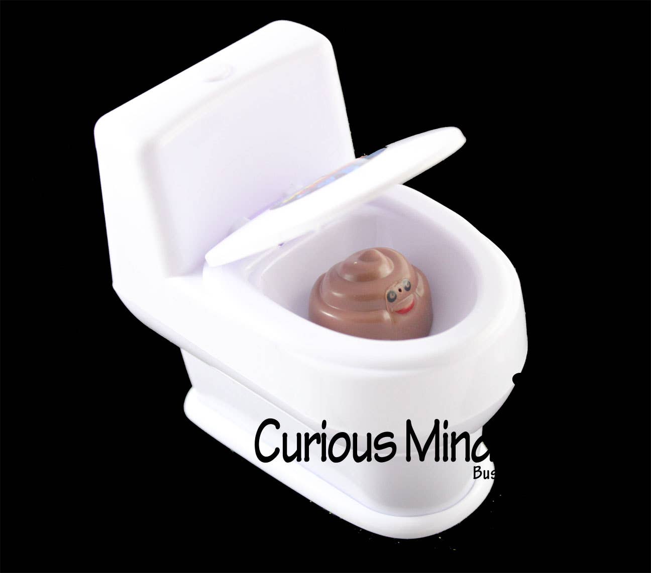 Funny Joke Toilet - Potty Gag Trick - Open Lid and It Squ