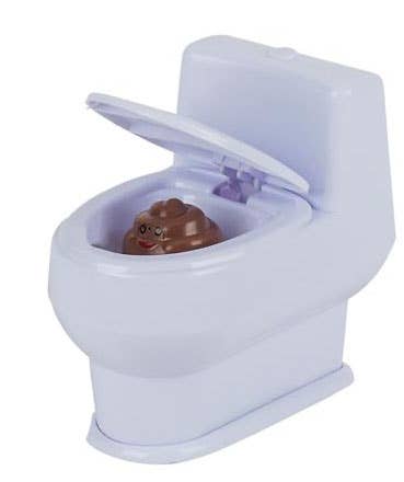 Funny Joke Toilet - Potty Gag Trick - Open Lid and It Squ