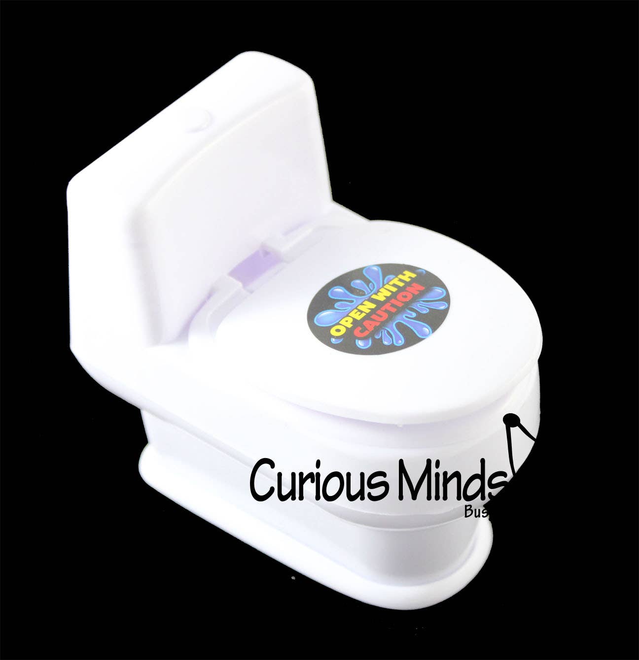 Funny Joke Toilet - Potty Gag Trick - Open Lid and It Squ