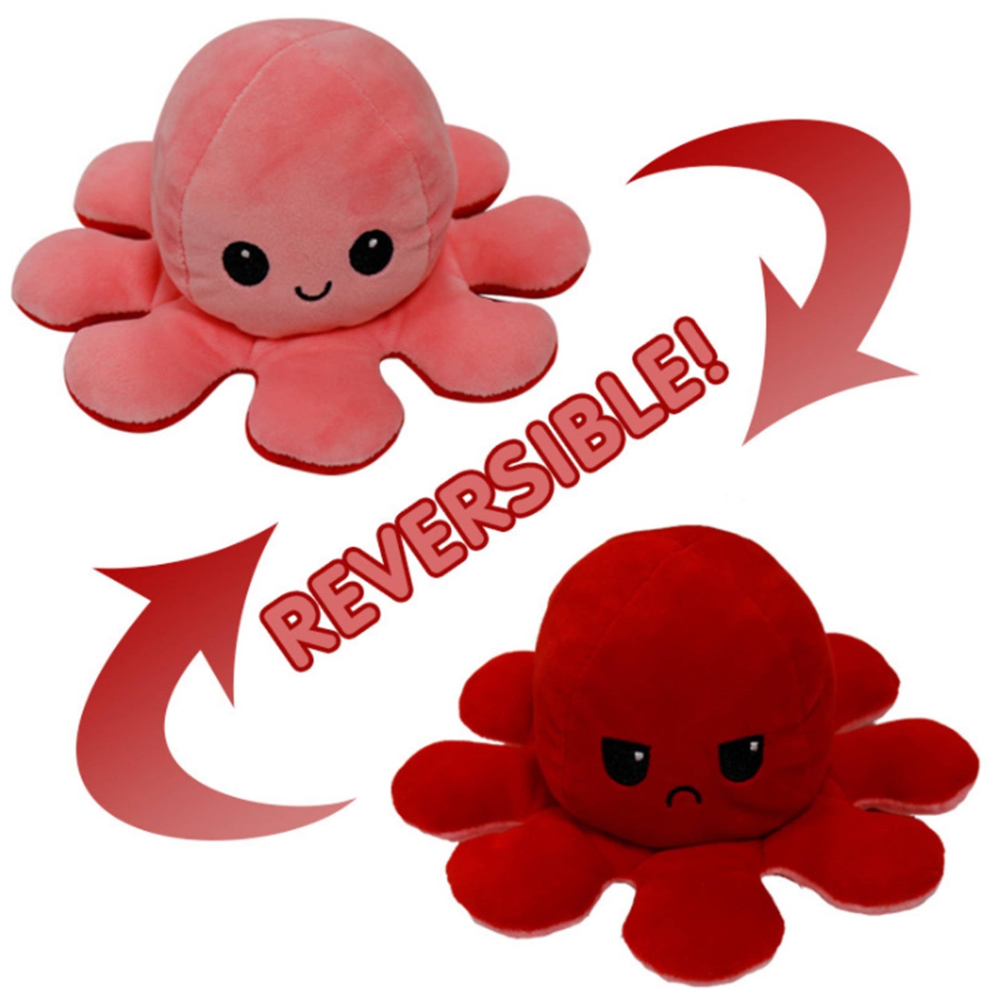 Reversible Octopus Plush Printed