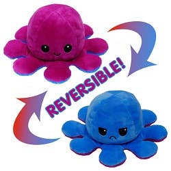 Reversible Octopus Plush Printed