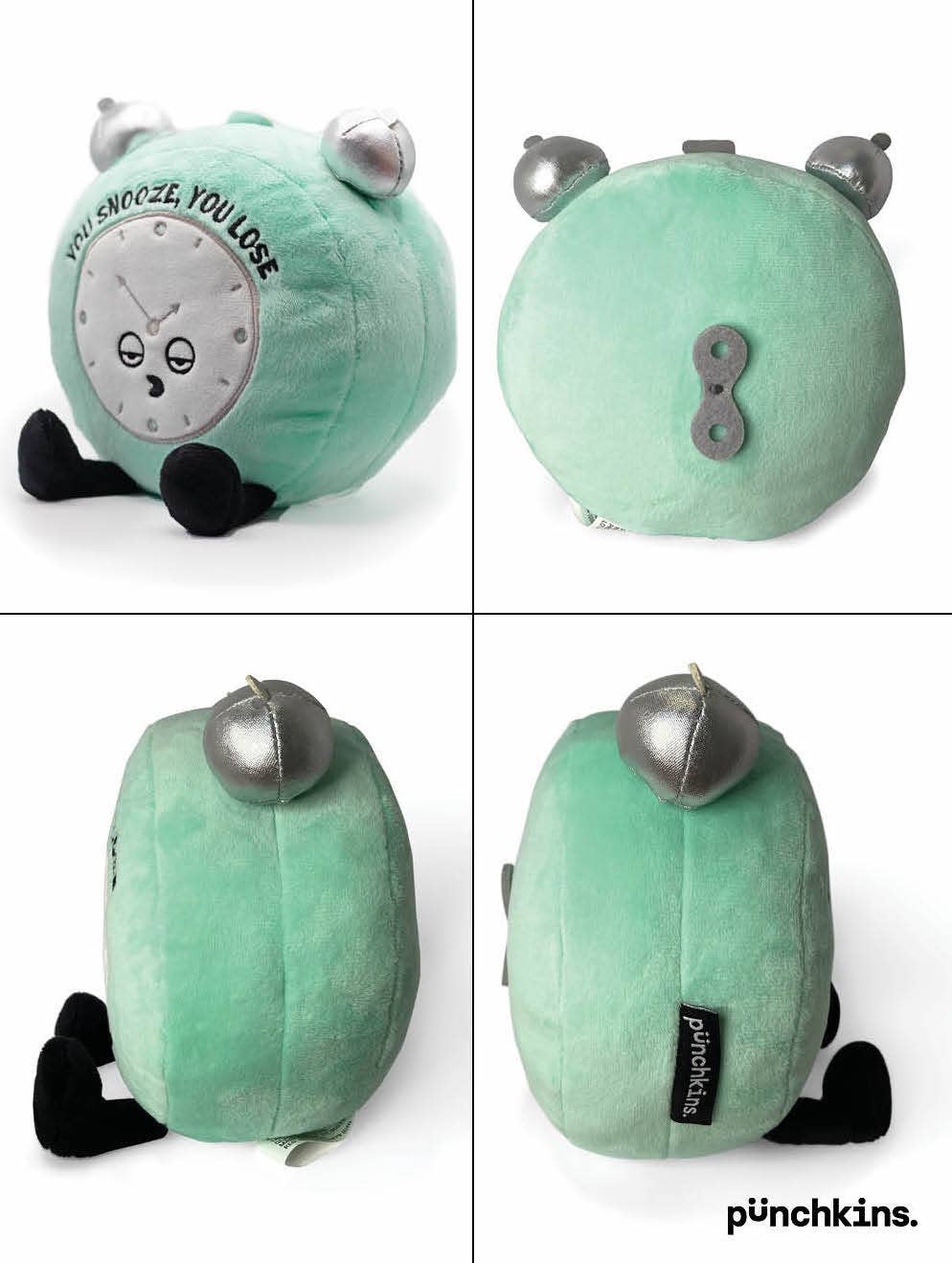 Punchkins "You Snooze, You Lose" Plush Clock