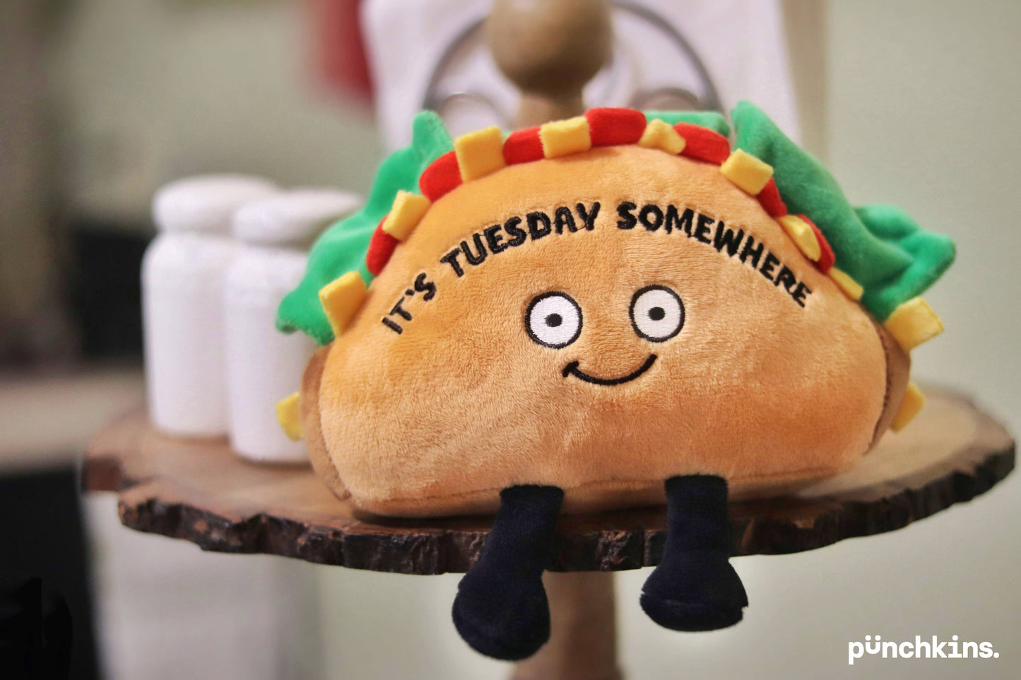 Punchkins "It's Tuesday Somewhere" Plush Taco