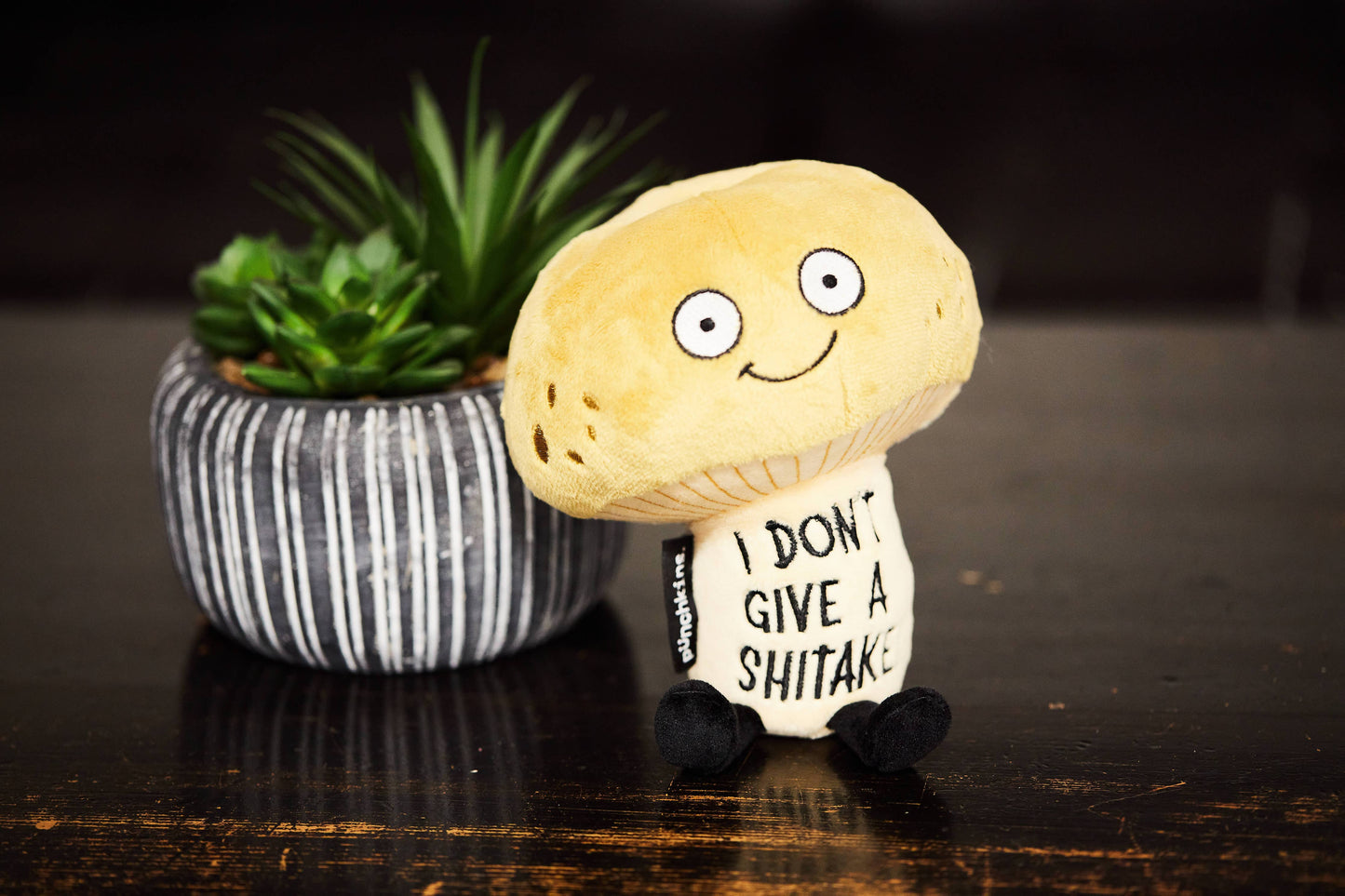 Punchkins Mushroom Plushie, Snarky Plush White Elephant Gift