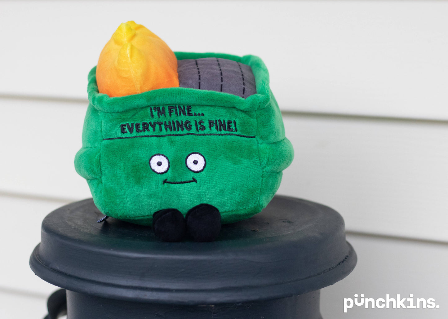 Punchkins Dumpster Fire Plushie Meme - BESTSELLER