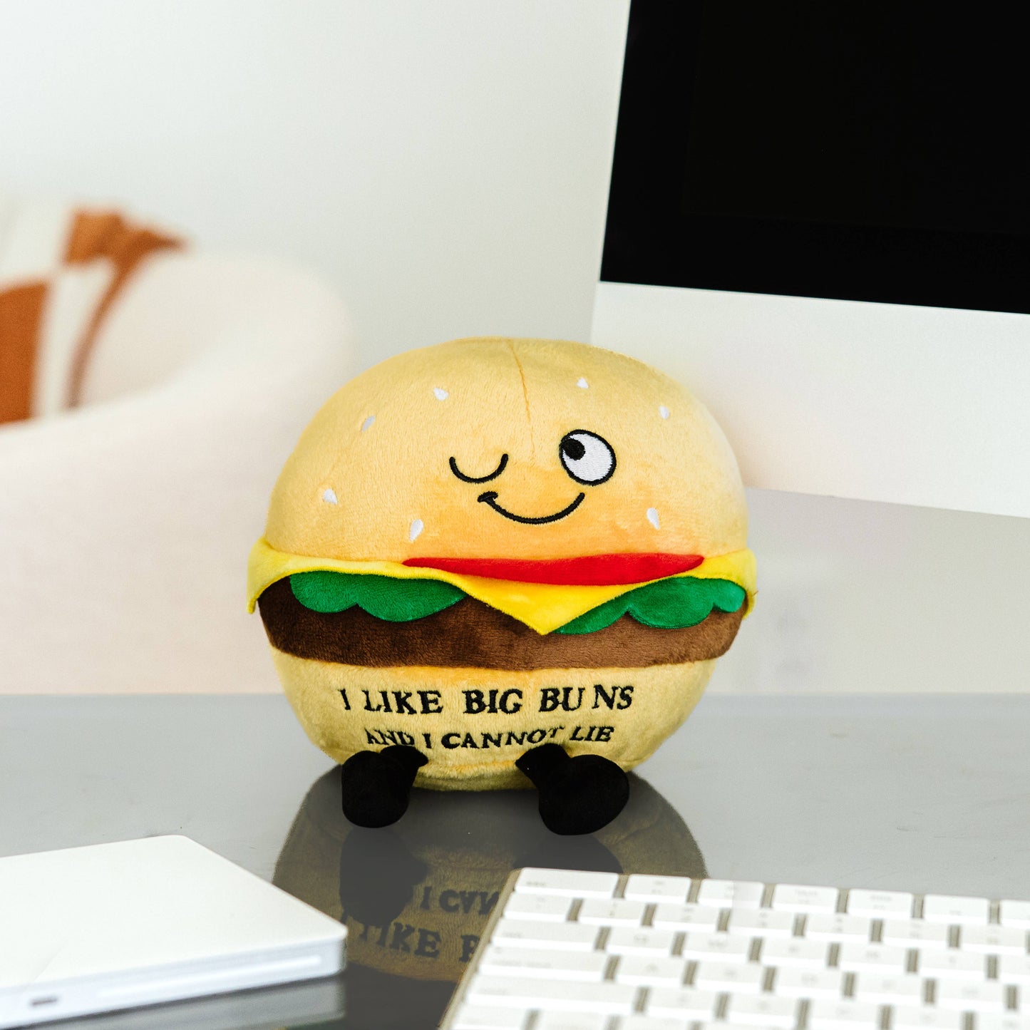 Punchkins Funny Burger Plushie