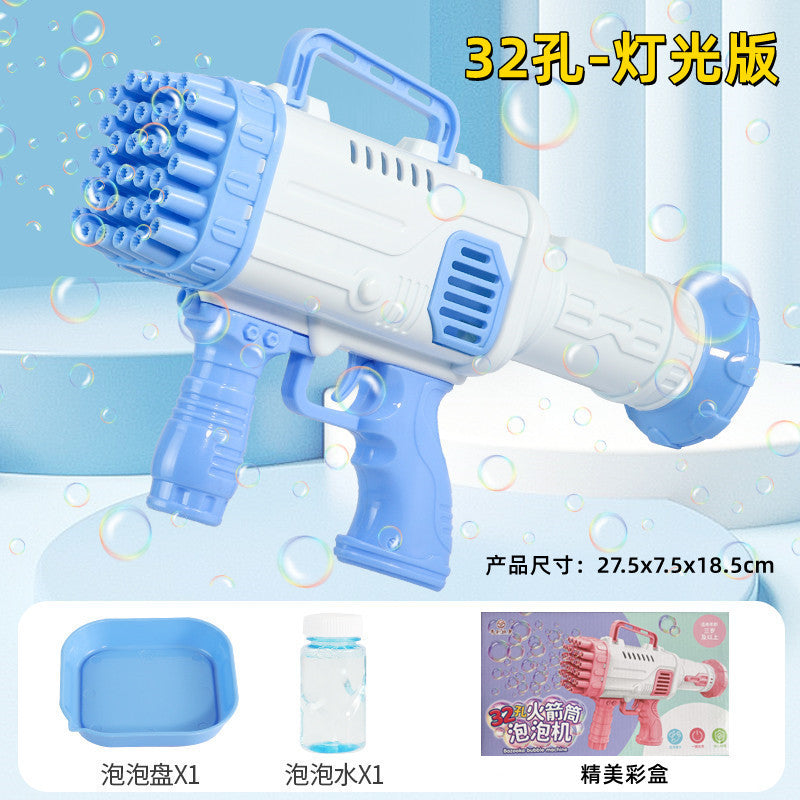 32-hole Bubble Machine Space Astronaut Electric Automatic Bubble Blowing Gun