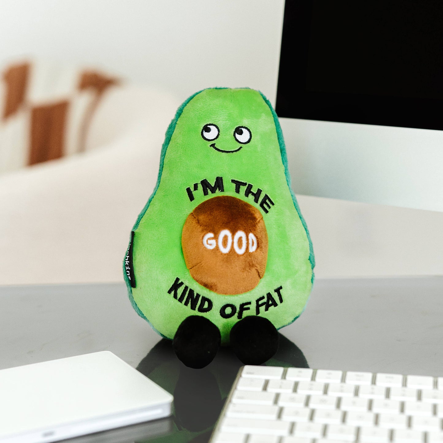 Punchkins "I'm The Good Kind Of Fat" Plush Avocado