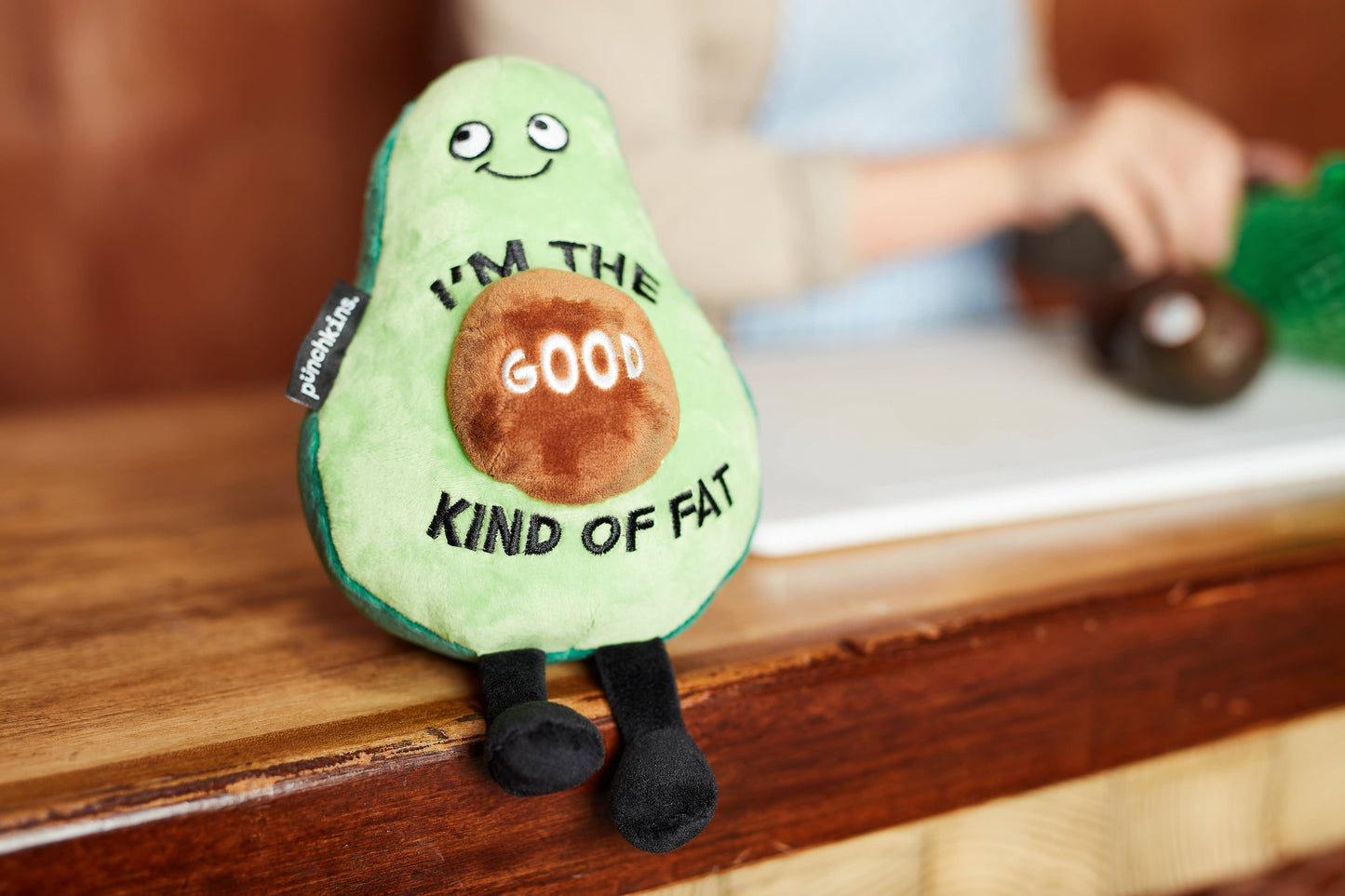 Punchkins "I'm The Good Kind Of Fat" Plush Avocado