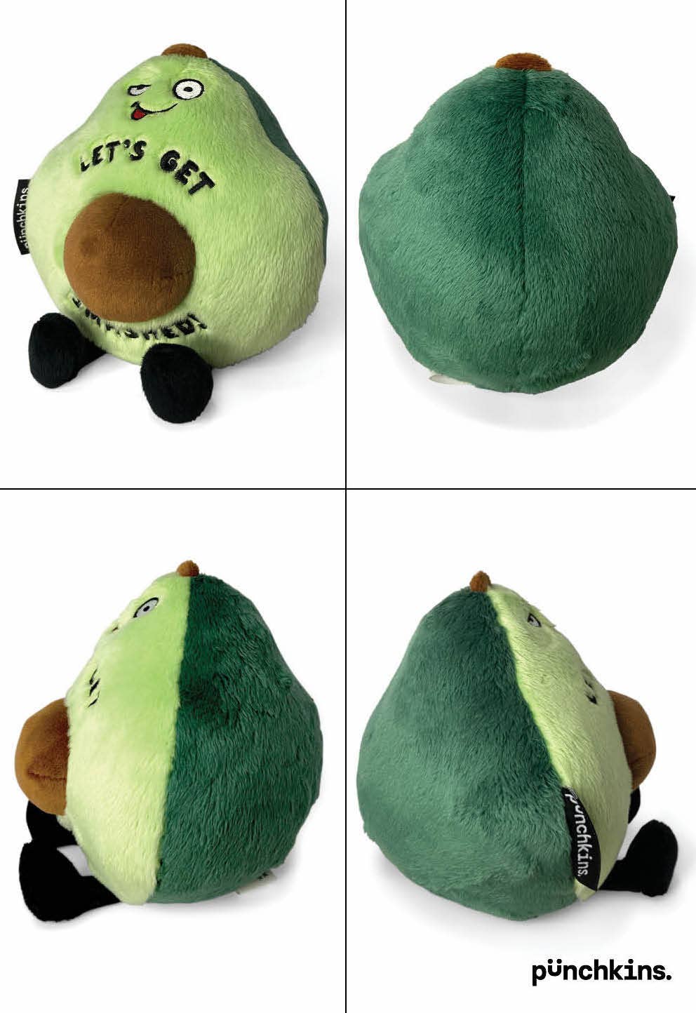 Punchkins "Let's Get Smashed" Plush Drunk Avocado