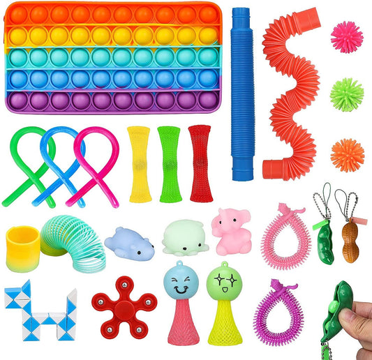 Pop Bag With Fidgets For Girls