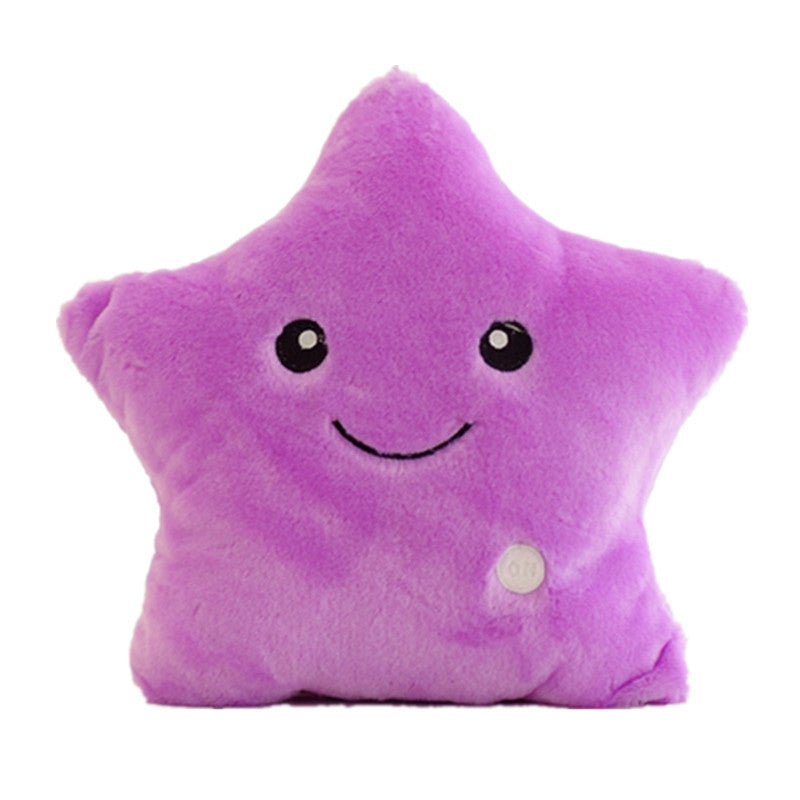 Star Luminous Decorative Pillow