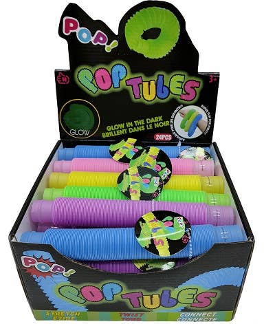 JUMBO Glow In The Dark- Pop Fidget Tubes