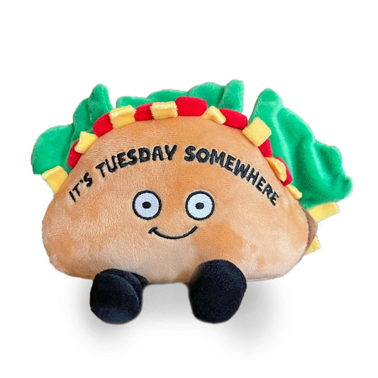 Punchkins "It's Tuesday Somewhere" Plush Taco