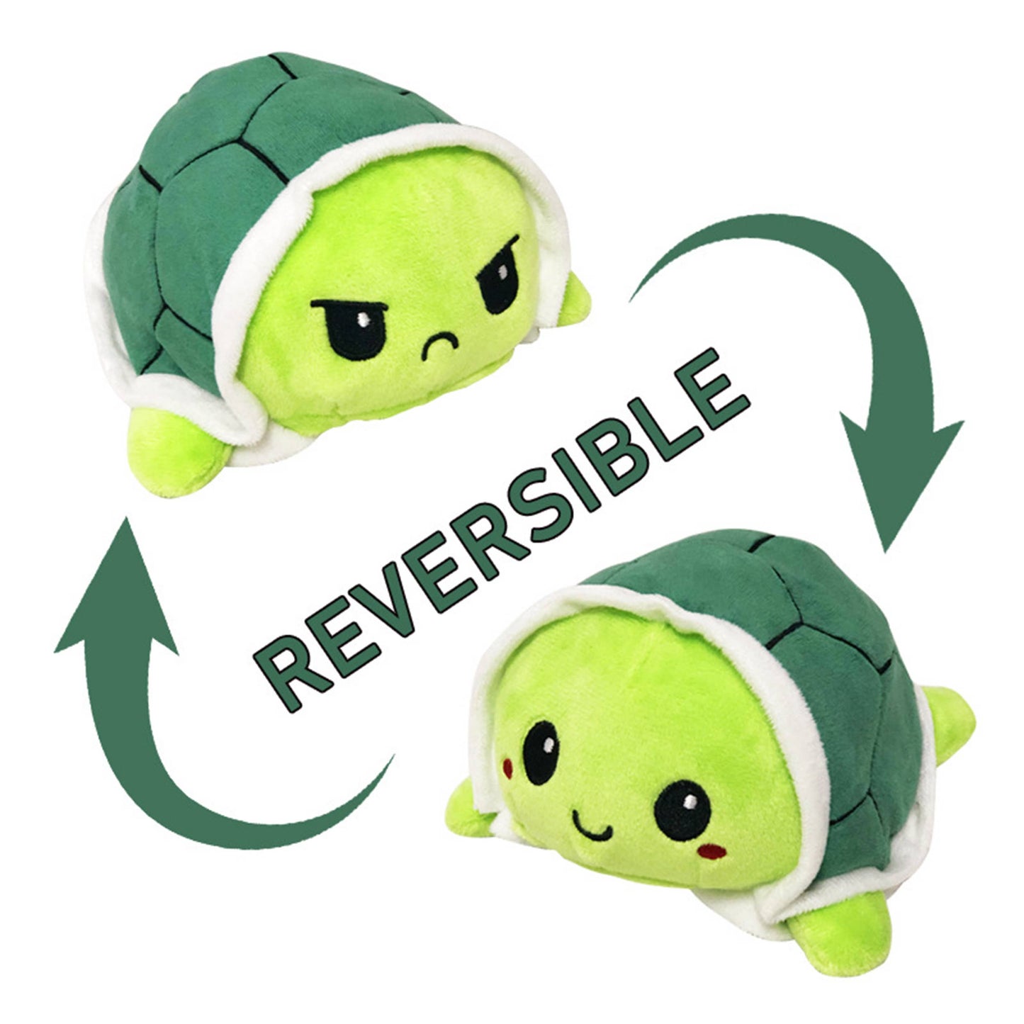 Multicolor Reversible Soft Plush Toys Turtle