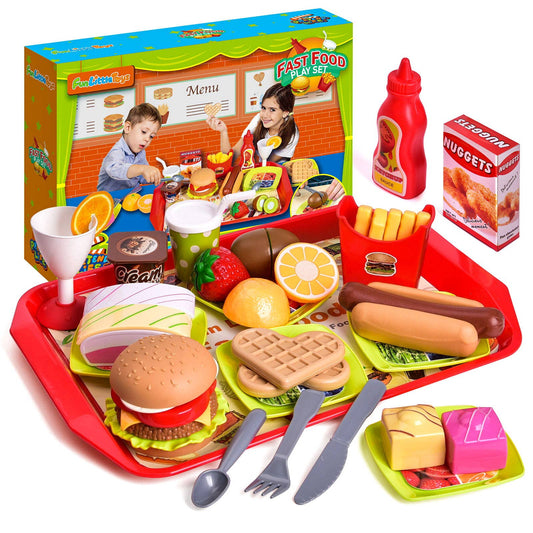 Fast Food Play Set 40 Pieces