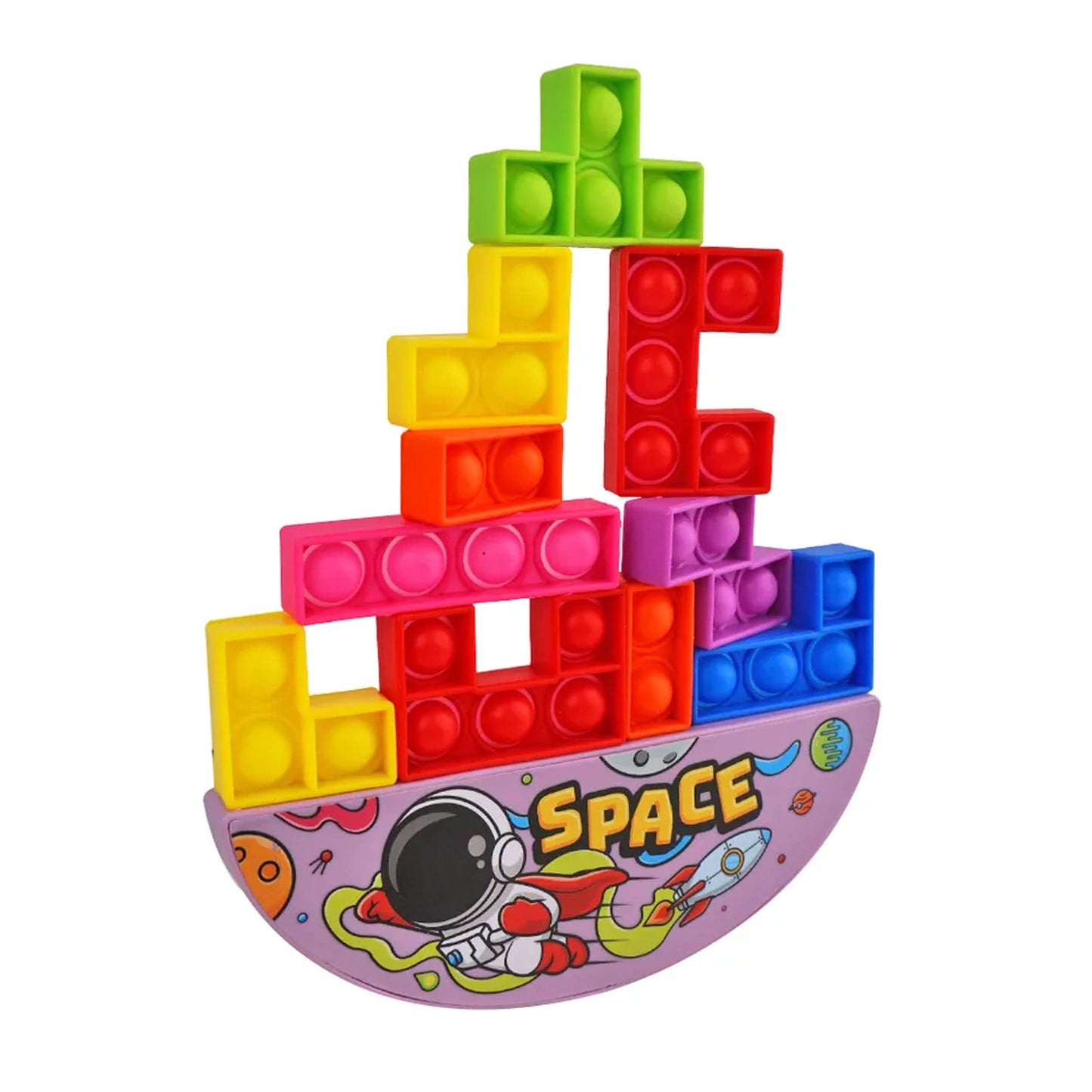 Space Pop It Jigsaw Balancing Puzzle Game