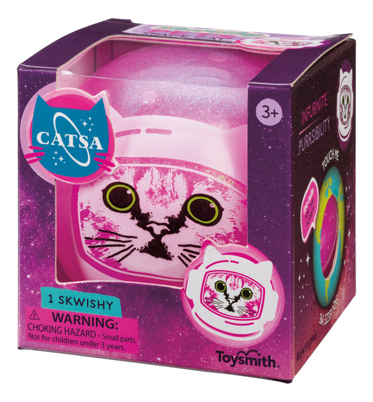 Skwishy Pets Space Cat, Catstronaut, Squishy Toy