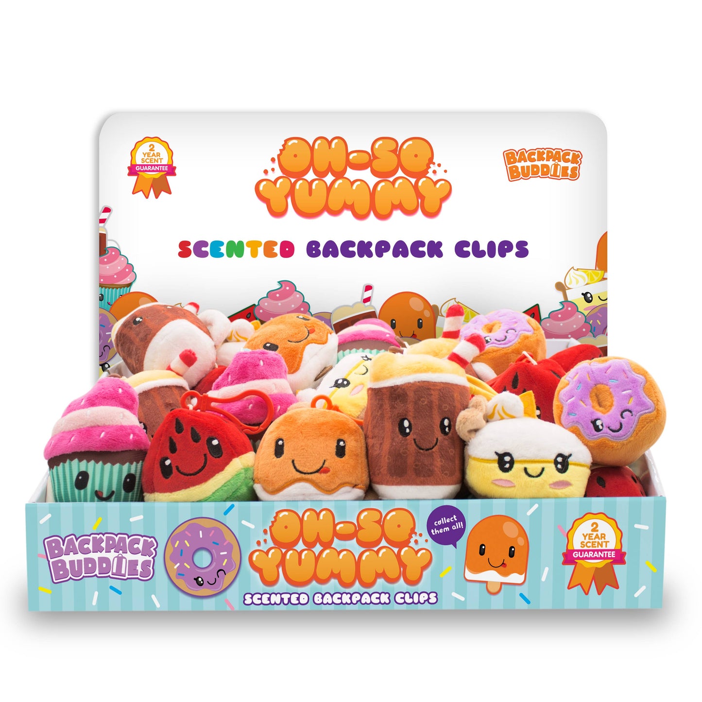 Oh So Yummy Backpack Buddies Stuffed and Scented Key Chains