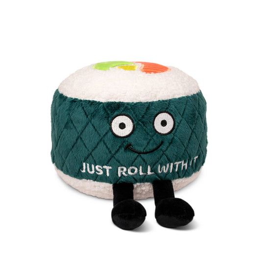 Punchkin Just Roll With It Sushi Plushie, Cute, Funny, Gift