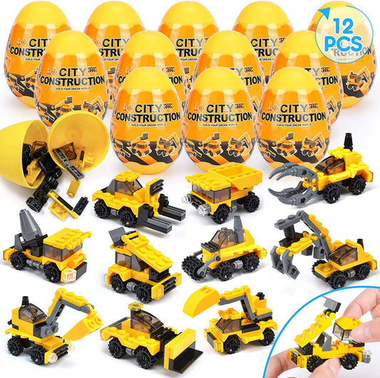 Construction Car Easter Egg Toy