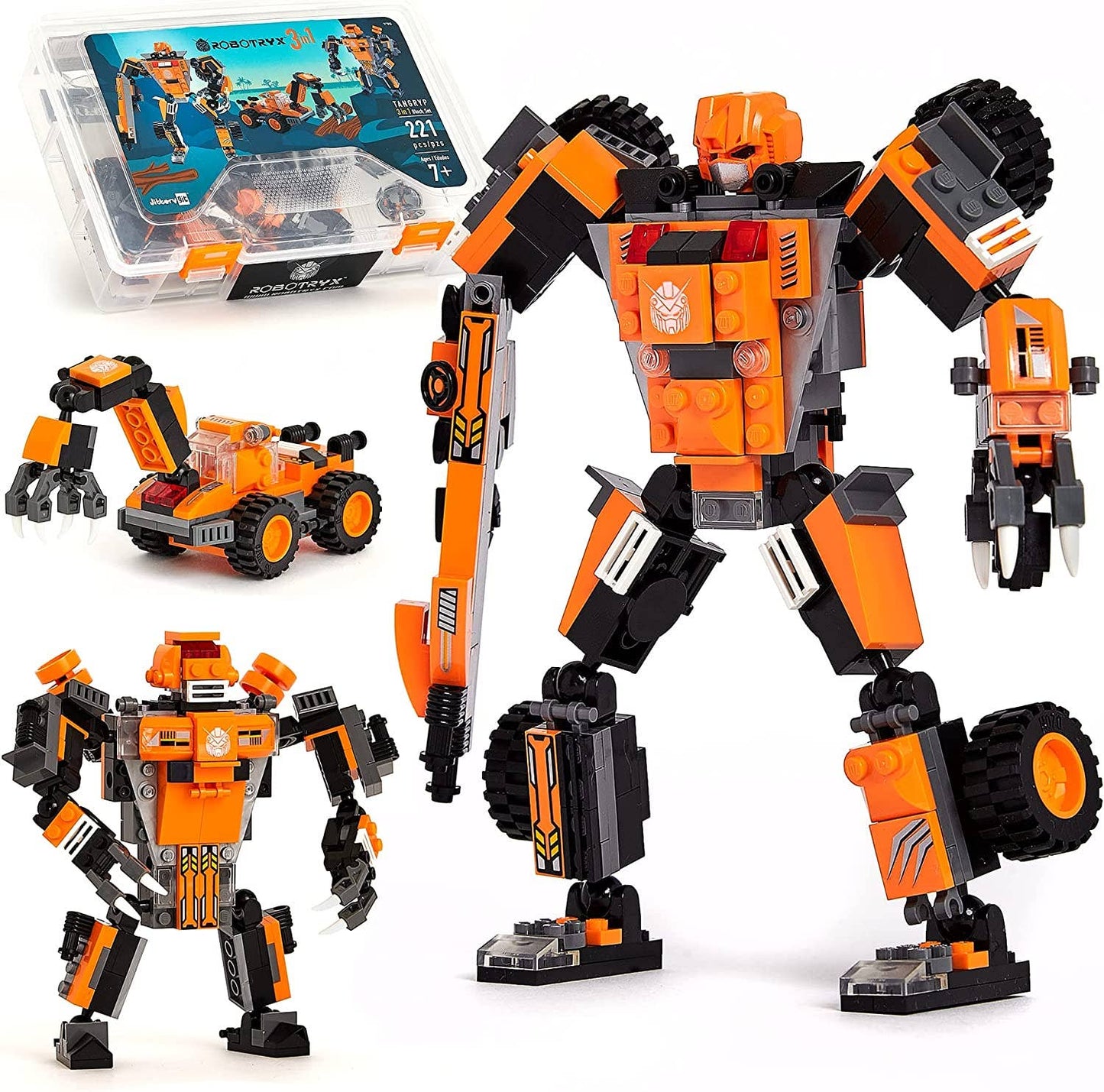 ROBOTRYX 3-n-1 (221 Pc) Tangryp Block Set