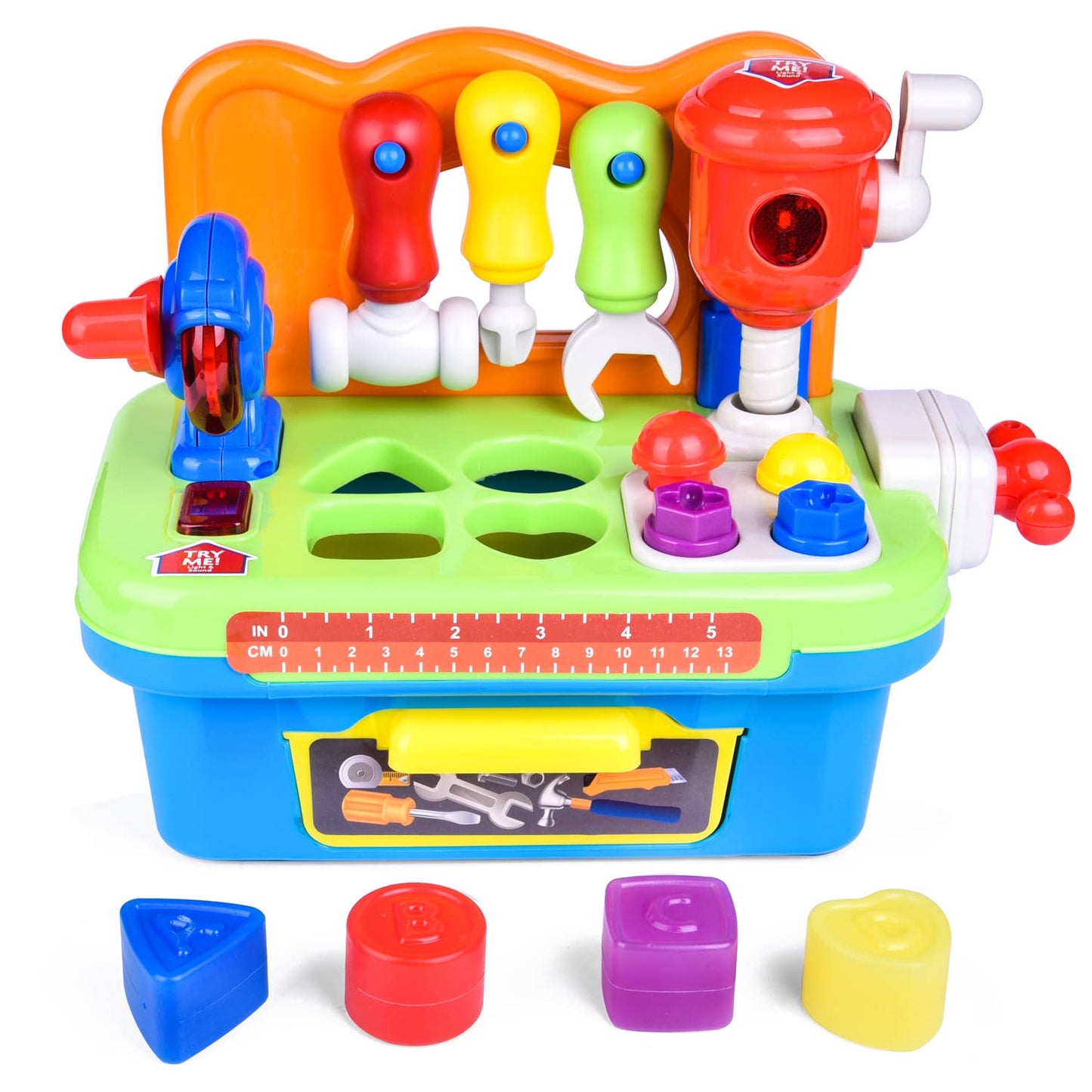 Multifunctional Workbench Toy Pretend Play