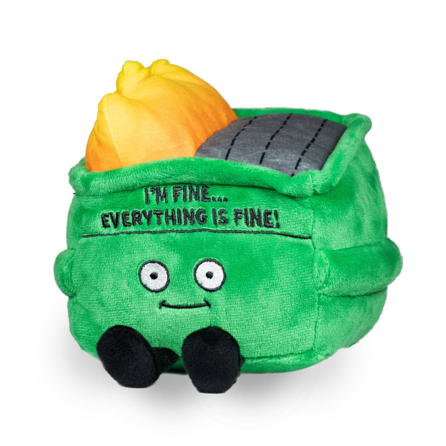 Punchkins Dumpster Fire Plushie Meme - BESTSELLER