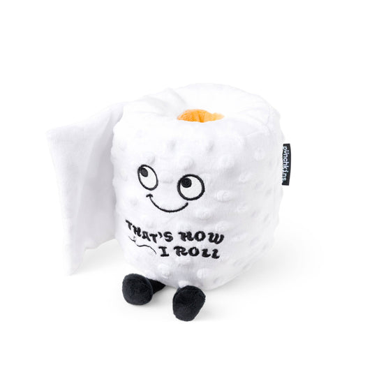 Punchkins "That's How I Roll" Novelty Plush Toilet Paper Gift