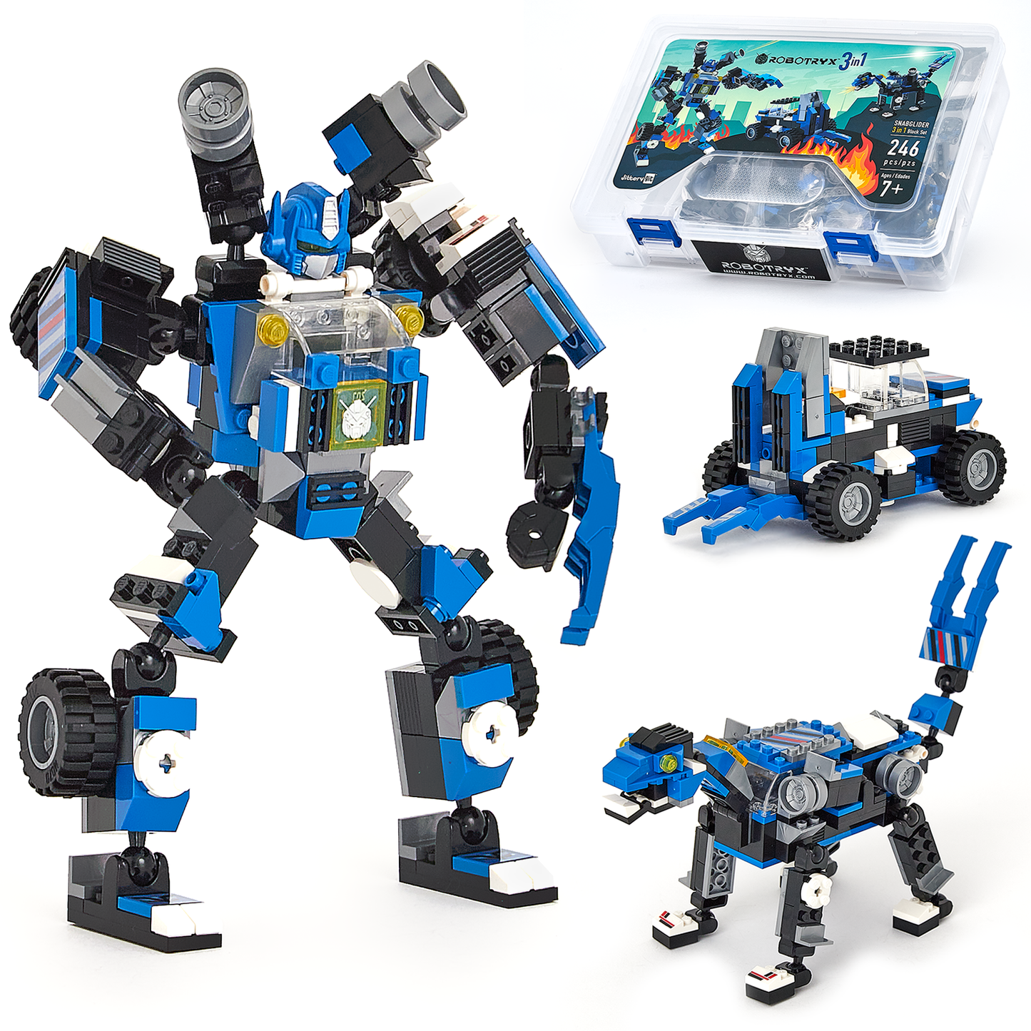 ROBOTRYX 3-n-1 (246 Pc) SnabGlider Block Set