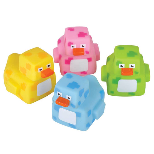 PIXELATED Minecraft RUBBER DUCKIES